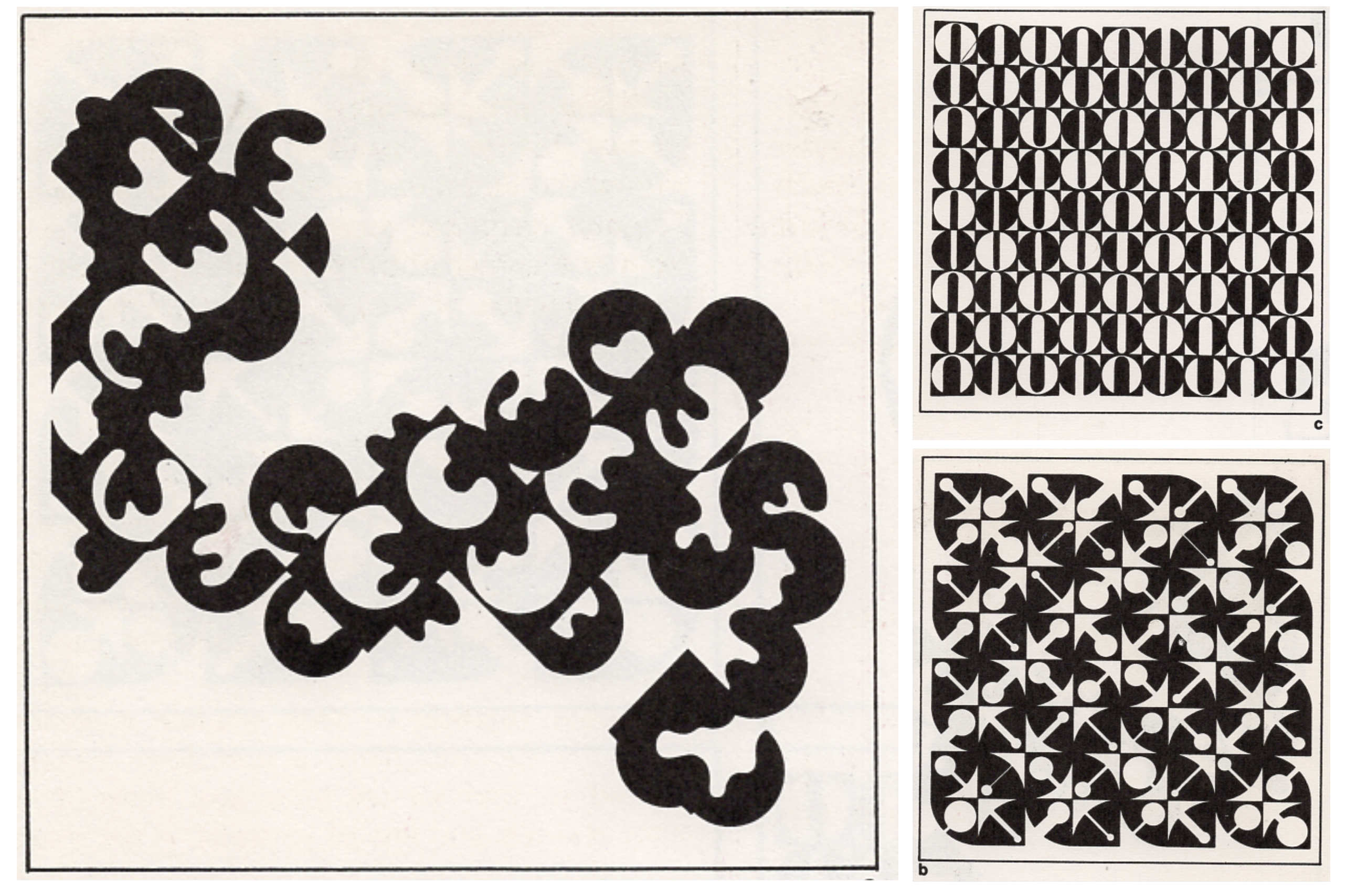 Example showing similar forms repeated with minor variations