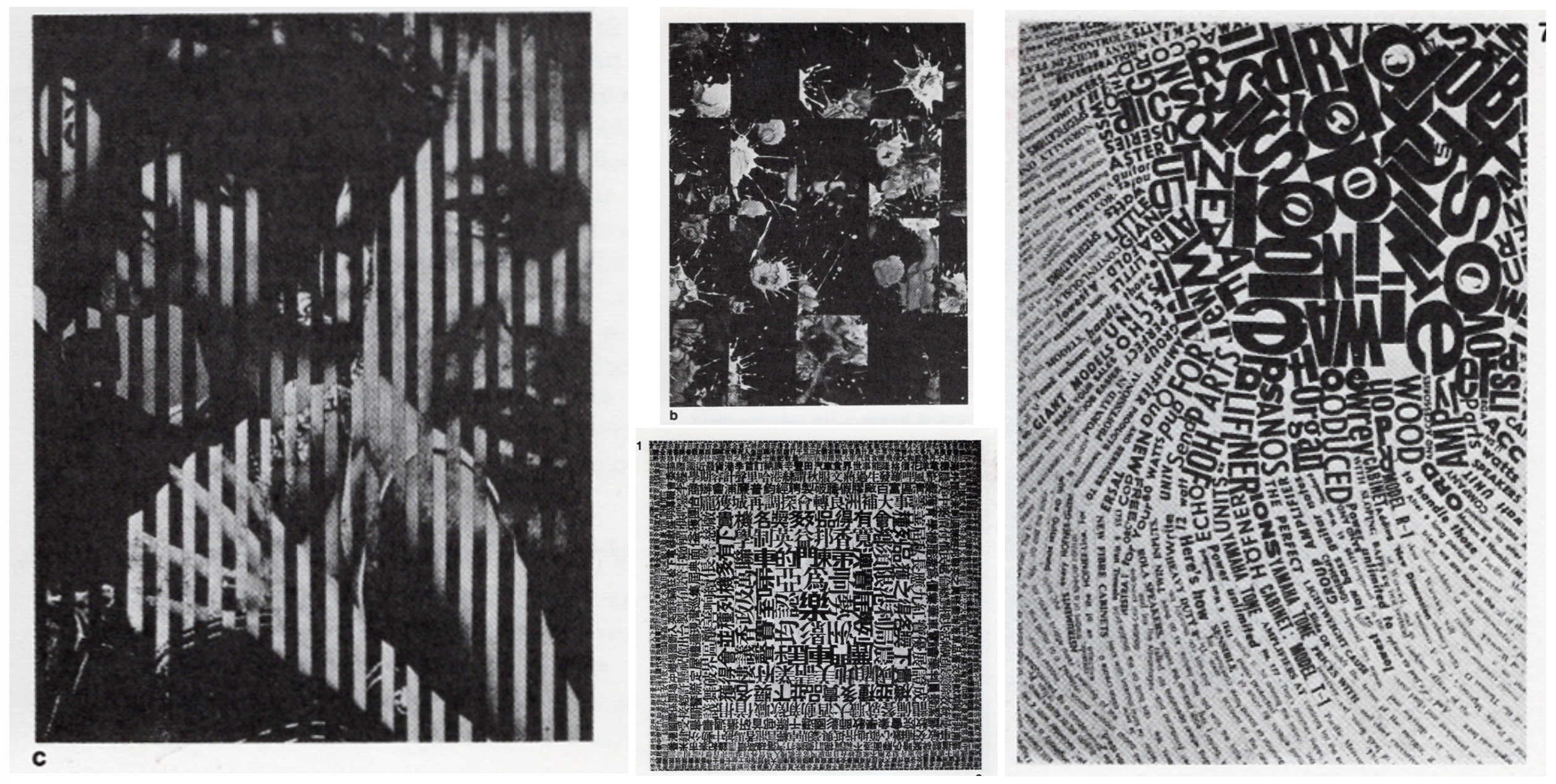 Example showing visible surface variation created through repeated marks and physical material